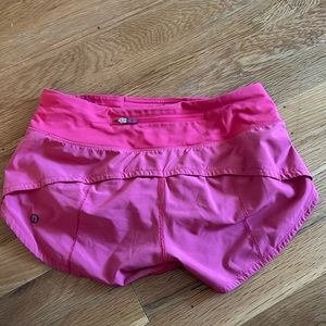 Lululemon Speed Up shorts